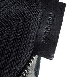 مملوكة مسبقًا حقيبة غوتشي بوسطن جلد وكانفاس GG سوداء