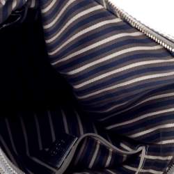 Pre Owned حقيبة غوتشي  New Britt جلد وكانفاس GG فضية