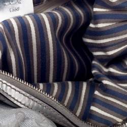 Pre Owned حقيبة غوتشي  New Britt جلد وكانفاس GG فضية