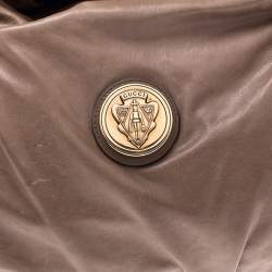 Pre Owned حقيبة غوتشي متوسطة هيستريا جلد بنيه