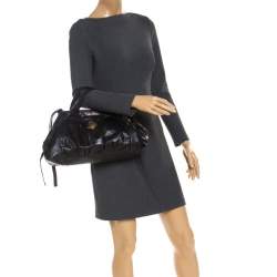 مملوكة مسبقًا حقيبة غوتشي هيستريا جلد سوداء