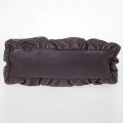 مملوكة مسبقًا Gucci Brown Guccissima Leather D Ring Large Hobo Bag