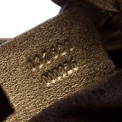 مملوكة مسبقًا حقيبة غوتشي بيلهام متوسطة كانفاس وجلد GG ذهبية/ بيج