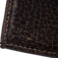 Gucci Beige/Brown GG Crystal Canvas Jackie Compact Wallet