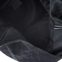 مملوكة مسبقًا Gucci Black GG Canvas and Leather Charlotte Hobo