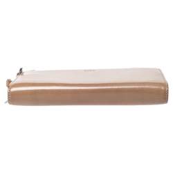 Gucci Light Brown Leather Wristlet Wallet