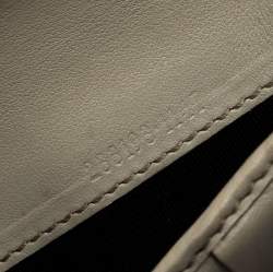 Pre Owned Gucci Beige Guccissima Leather Zip Around Wallet Organizer