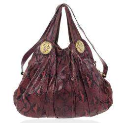 Gucci Red Python Hysteria Hobo