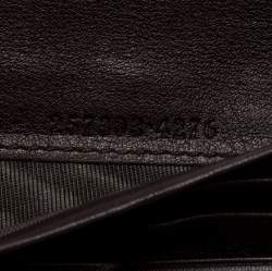 Gucci Brown GG Fabric Continental Wallet