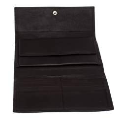 Gucci Brown GG Fabric Continental Wallet