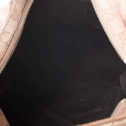 مملوكة مسبقًا حقيبة غوتشي ويب فينتدج كانفاس مقوى كريستال GG وردية 