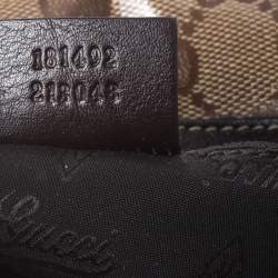 Pre Owned حقيبة غوتشي Duchessa  كانفاس كريستال GG بنية/ بيج