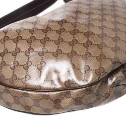 Pre Owned حقيبة غوتشي Duchessa  كانفاس كريستال GG بنية/ بيج