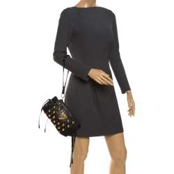 Pre Owned Gucci Black Babouska Hysteria Clutch