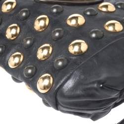 Pre Owned Gucci Black Babouska Hysteria Clutch