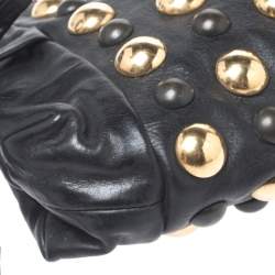 Pre Owned Gucci Black Babouska Hysteria Clutch