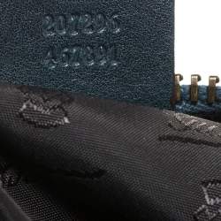 مملوكة مسبقًا Gucci Dark Green Suede and Leather Large Babouska Indy Boston Bag