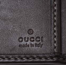 Gucci Beige/Green GG Canvas Web Continental Wallet