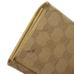Gucci Beige Monogram Continental Wallet
