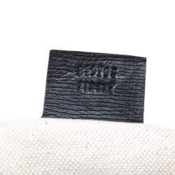 Pre Owned Gucci Black Leather Horsebit Tote