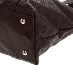 مملوكة مسبقًا Gucci Brown Guccissima Leather Abbey Tote