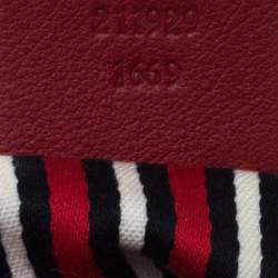 مملوكة مسبقًا Gucci Blue/Red GG Crystal Coated Canvas Medium Voyager Tote