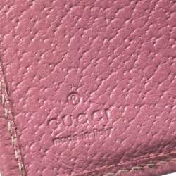 Gucci Beige/Pink GG Canvas Compact Wallet