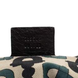 Pre Owned Gucci Metallic Black Leather Medium Babouska Indy Hobo