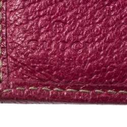 Gucci Beige/Pink GG Canvas Compact Wallet