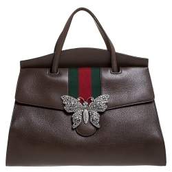 linea a large guccissima leather hobo bag