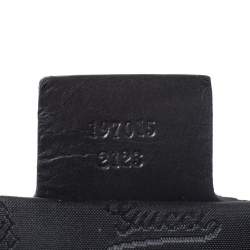 مملوكة مسبقًا حقيبة كلتش غوتشي هيستريا كبيرة جلد لامعة سوداء