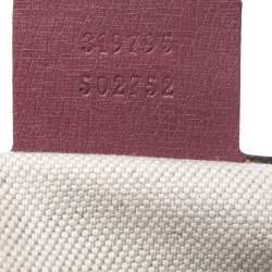 Pre Owned حقيبة غوتشي يد علوية برايت بيت متوسطة جلد وردي