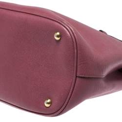 Pre Owned حقيبة غوتشي يد علوية برايت بيت متوسطة جلد وردي