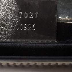 Pre Owned Gucci Metallic Gold Leather Gem Mini Clutch