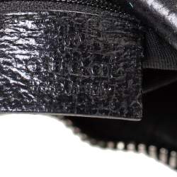 Pre Owned Gucci Black GG Canvas and Leather Hobo