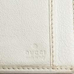 Gucci Beige GG Canvas and Leather Web Continental Wallet