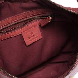 Pre Owned Gucci Dark Pink Leather Blondie Hobo
