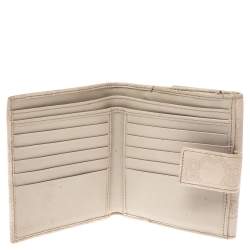 Gucci Beige Guccissima Leather Princy Compact Wallet