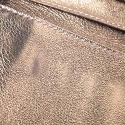 Gucci Beige/Metallic GG Crystal Canvas and Leather Heart Bifold Continental Wallet