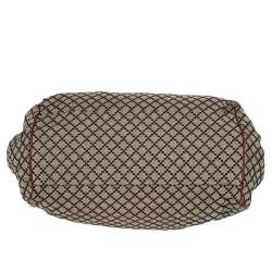 Pre Owned حقيبة غوتشي سوكي كانفاس أحمر/ بيج