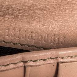 Gucci Beige/Pink GG Canvas French Flap Wallet