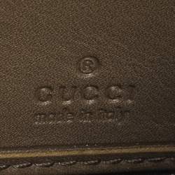 مملوكة مسبقًا محفظة غوتشي كونتيننتال سوكي جلد وكانفاس جي جي بيج