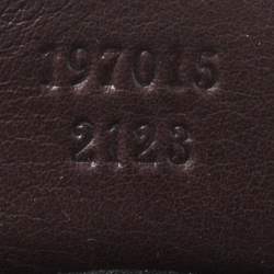 مملوكة مسبقًا Gucci Dark Brown Python Hysteria Clutch