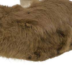 Pre Owned Gucci Brown Rabbit Fur Pochette