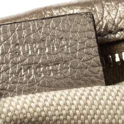 Pre Owned Gucci Metallic Gold Leather Soho Disco Crossbody Bag