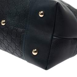 Pre Owned Gucci Deep Green Guccissima Leather Horsebit Tote