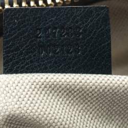 Pre Owned Gucci Deep Green Guccissima Leather Horsebit Tote