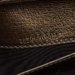 Gucci Beige/Gold GG Canvas and Leather Mayfair Bow Continental Wallet