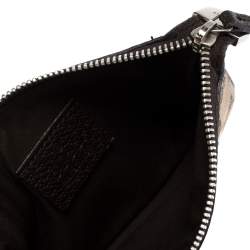 مملوكة مسبقًا محفظة نقود معدنية غوتشي جلد و كانفاس جي جي بني و بيج