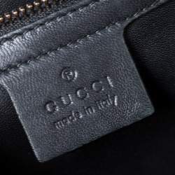 Gucci Black Microguccissima Patent Leather Small Broadway Clutch